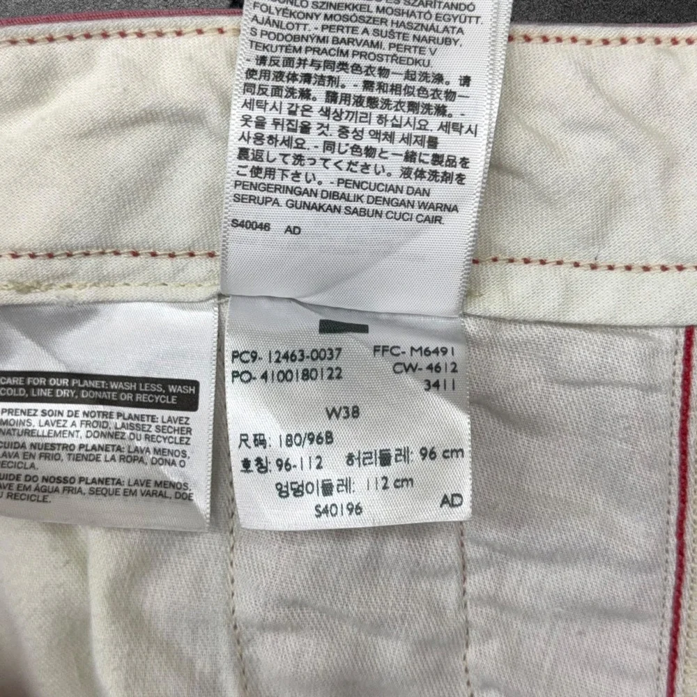Levi Strauss Ripstop Cargo Shorts Men's 38 Pink Salmon Cotton Casual Utility